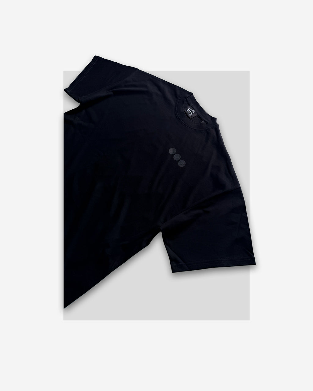 The Boxy Cut Black Tee